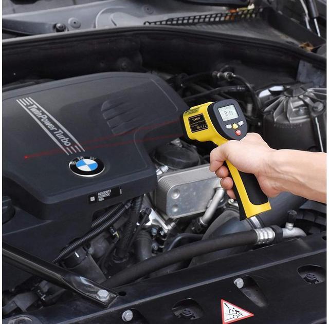 Alt view image 7 of 7 - Infrared Thermometer Werleo Dual Laser Thermometer Temperature Gun Non-contact Surface Digital IR Thermometer -58?~1202? (-50? to 650?) Instant Read Handheld with Adjustable Emissivity