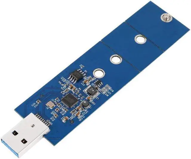 Alt view image 4 of 6 - B Key M.2 SSD Adapter USB 3.0 (No Cable Needed), USB to 2280 M2 SSD Drive Adapter, NGFF Converter SSD Reader Card