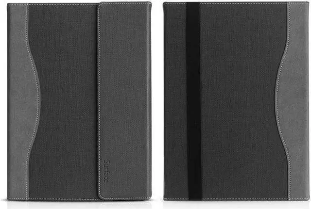 Alt view image 2 of 7 - 2018 New Surface Pro 6 Case / Pro 5 Case / Pro 4 Case / Pro 3 Case with Pen Holder Smart Folio Case Stand Cover for Microsoft Surface Pro 2017 Pro 5 Pro 4 Pro 3 Compatible with Type Cover Keyboard