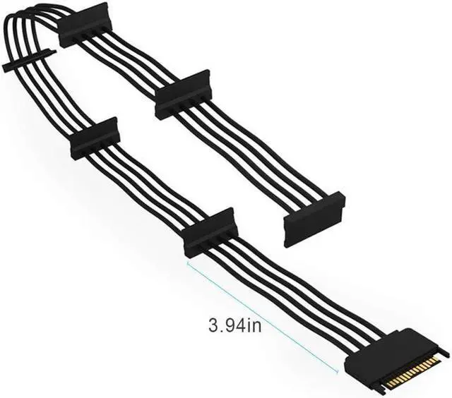 Alt view image 7 of 7 - WERLEO PCIe SATA Card 6 Port with 6 SATA Cables and a SATA Power Splitter Cable, 6 Gb/s PCIe SATA Controller Expression Card with Low Profile Bracket, Boot as System Disk Support 6 SATA 3.0 Devices