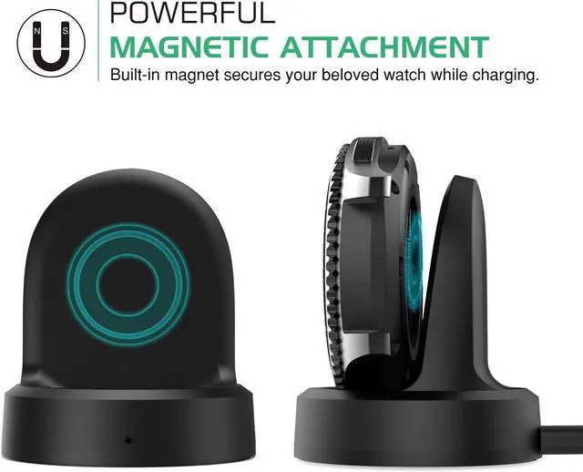 Alt view image 4 of 7 - Gear S3 Charger Charging Dock for Samsung Gear Sport SM-R600 / Gear S3 Frontier / Gear S3 Classic Accessories