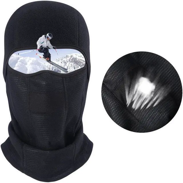 Alt view image 4 of 7 - Balaclava Ski Face Mask Windproof Full Face Mask Motorcycle Bike Winter Neck Warmer for Women Men