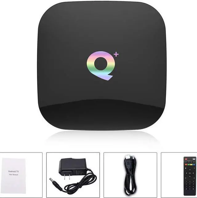 Alt view image 7 of 7 - Android 9.0 Smart TV Box, 4GB RAM 32GB ROM Q Plus H6 Quad-core cortex-A53 Frequency 2G Mali-T720MP2 WiFi 2.4GHz Support 6K H.265 HDMI 2.0 Output Ethernet RJ-45 with USB 3.0