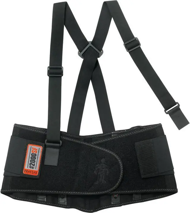 Alt view image 3 of 4 - Back Support, Black, XS