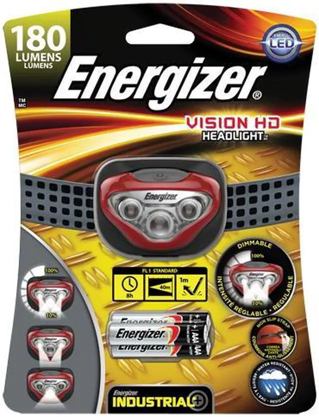 Alt view image 7 of 11 - ENERGIZER HDBIN32EB Headlamp, LED, 4 Modes, 300 Lumens, Red