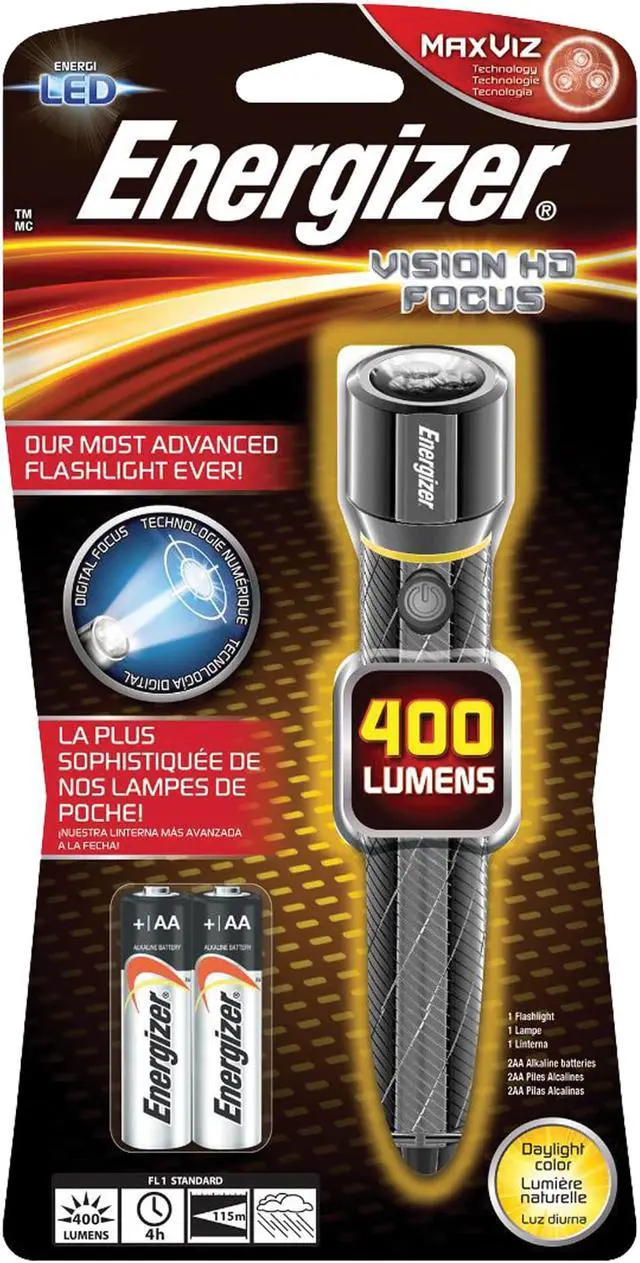 Alt view image 16 of 20 - Energizer 400l Metal Flashlight EPMZH21E