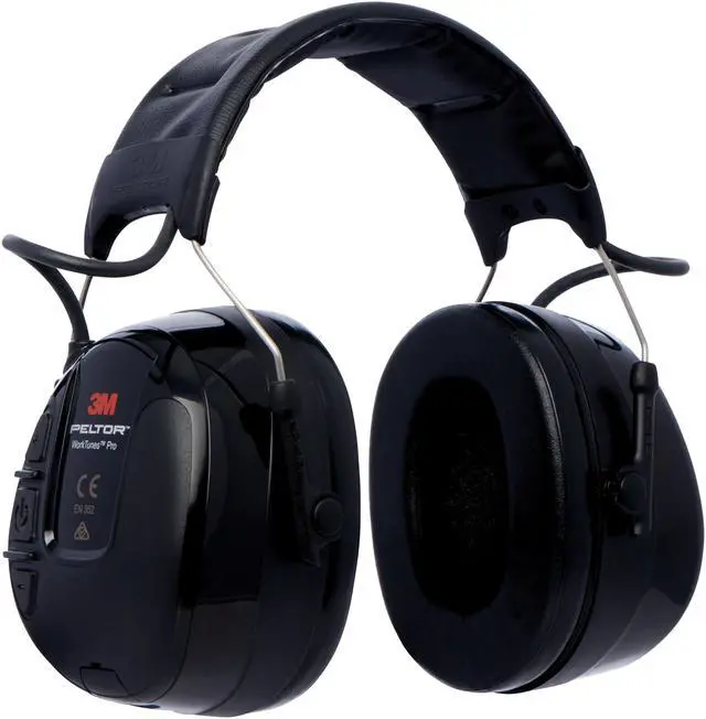 Alt view image 2 of 3 - 3m Electronic Ear Muffs  Includes (2) AA Batteries HRXS221A-NA