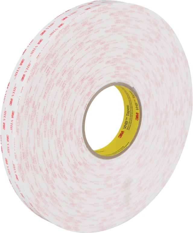 Alt view image 8 of 8 - 3M Scotch 4950 VHB Tape: 1 in. x 36 yds. (White)