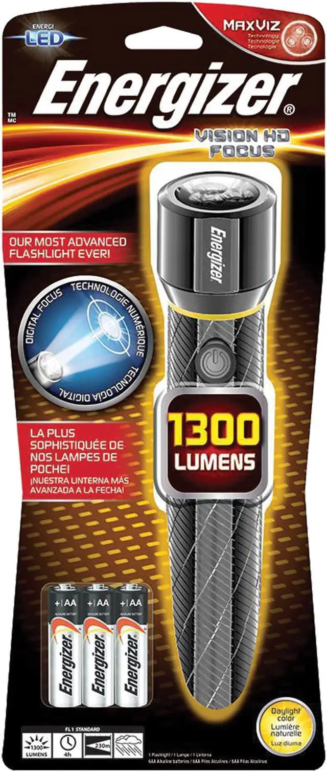 Alt view image 6 of 9 - Energizer 1300l Metal Flashlight EPMZH61E