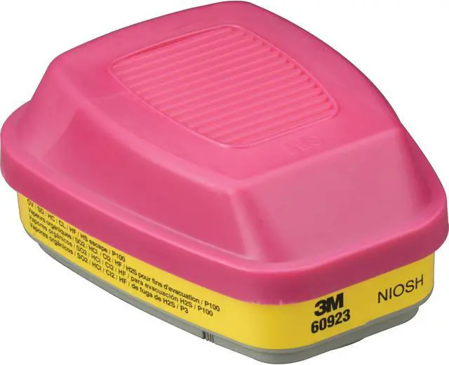 Alt view image 6 of 13 - 3M 60923 Cartridge/Filter for Organic Vapors, Acid Gases, Particulates