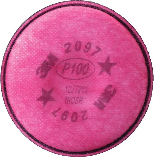 Alt view image 2 of 6 - 3M 7184 P-100 Filter for Half Mask Respirator - 2-Pack