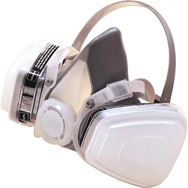 Alt view image 10 of 20 - 3M 66070 Half Facepiece Disposable Respirator 53P71, Organic Vapor/P95, Large