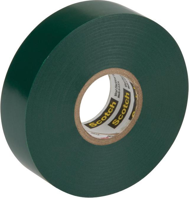 3M Scotch #35 Electrical Tape 10851-BA-10, 3/4-Inch by 66-Foot by  0.007-Inch, Green 