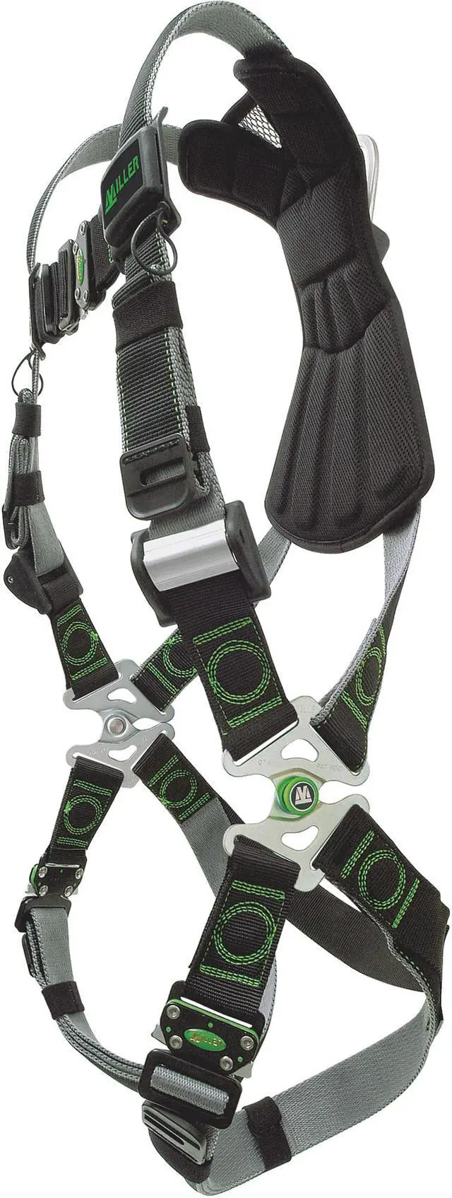 Alt view image 2 of 9 - HONEYWELL MILLER RDT-QC/UBK Revolution(R) Full Body Harness, L/XL, 400 lb.,