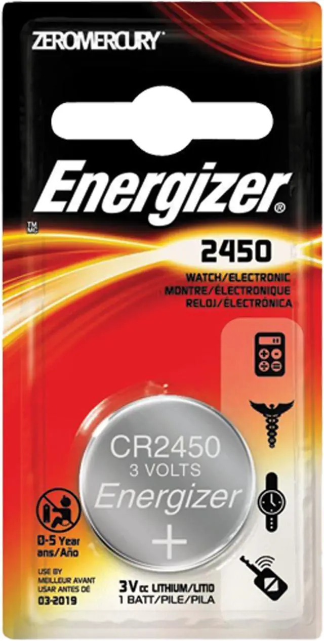 Alt view image 2 of 10 - Replacement Battery for Energizer ECR2450BP (1-Pack) Replacement Battery