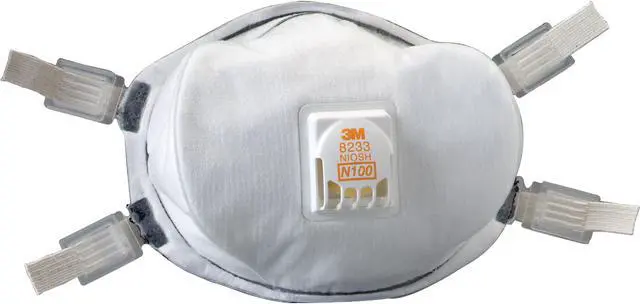 Alt view image 8 of 20 - 3M N100 Disp Respirator