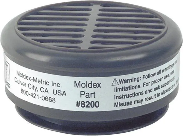 Alt view image 5 of 5 - MOLDEX 8200 Cartridge, 8000, White, Snap-In Gasket, Moldex 8000 Series