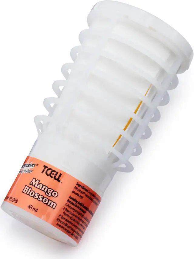 Alt view image 2 of 8 - RUBBERMAID COMMERCIAL FG402369 Oil Air Fresh Refill,Mango Blossom,PK6