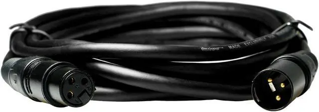 Alt view image 5 of 7 - Deco Gear XLR 10' Male to XLR Female 16AWG Gold Plated Cable