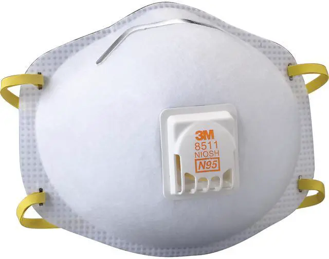 Alt view image 16 of 20 - 3M Paint Sanding Valved Respirator 8511PB1A
