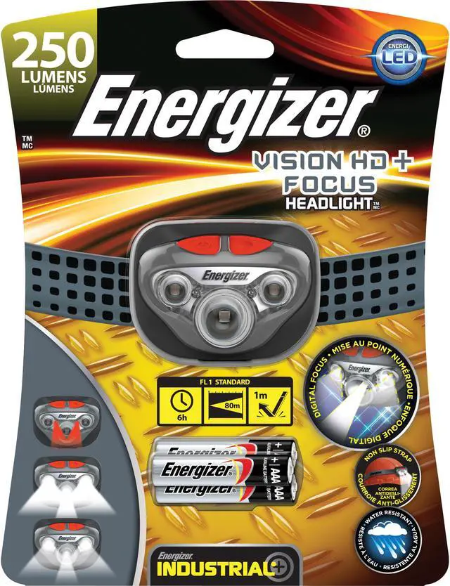 Alt view image 3 of 7 - ENERGIZER HDDIN32EB ENERGIZER 250 Lumens, LED Gray Headlamp