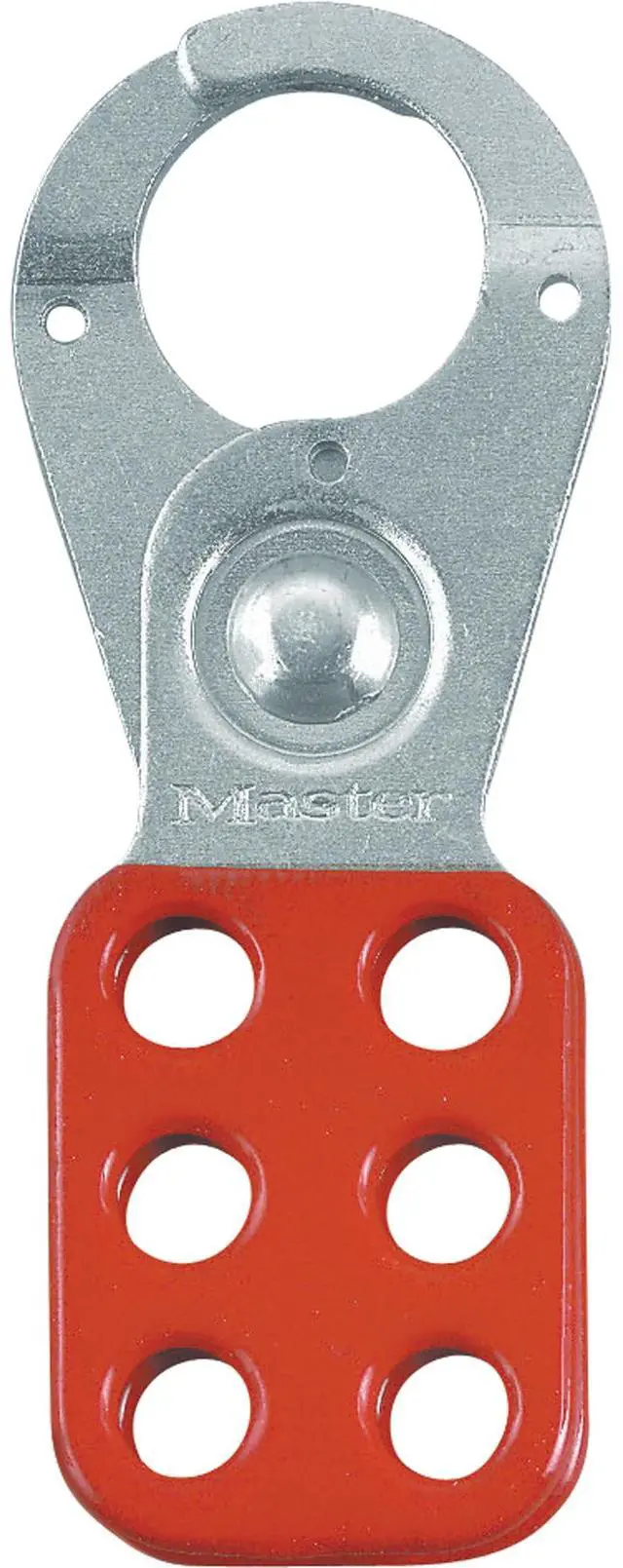 Alt view image 9 of 18 - Safety Lockout Hasps,  1 in Jaw Dia., Red