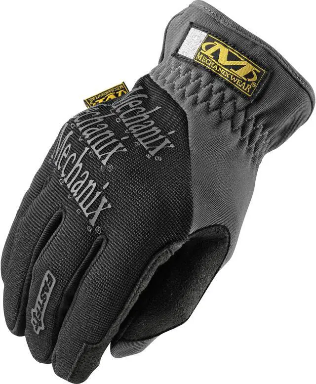 Alt view image 6 of 11 - Mechanix Wear FastFit Work Gloves Black X-Large MFF05011