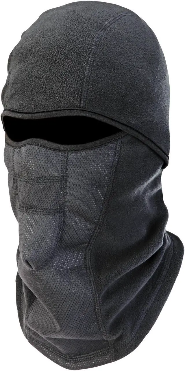 Alt view image 2 of 10 - Wind-Proof Hinged Balaclava Stretchable Black