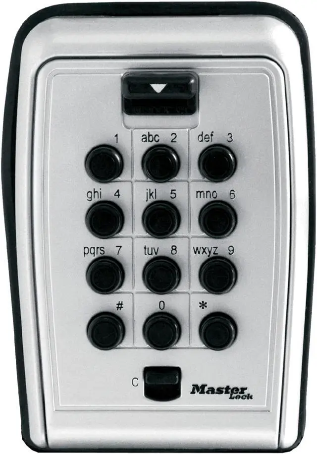 Alt view image 4 of 7 - Wall Mount Push Button Key Safe