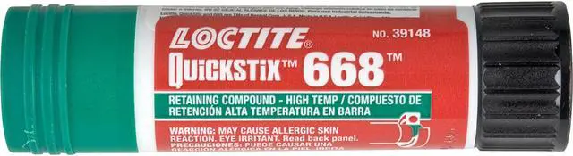 Alt view image 4 of 5 - LOCTITE 640470 Retaining Compound, 668 Series, Green, Semi-Solid, 19g, Stick