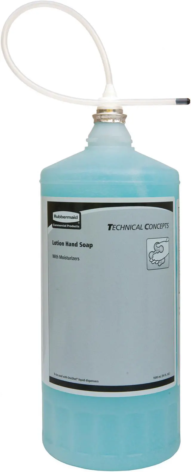Alt view image 5 of 6 - Rubbermaid Enriched Lotion Hand Soap Refill - Light Passion Flower Scent - 27.1 fl oz (800 mL) - Biodegradable, Hypoallergenic, Moisturizing, Antimicrobial, Dye-free - White - 1 Each