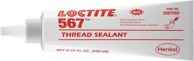 Alt view image 2 of 2 - 567 High Temperature PST Thread Sealants, 250 mL Tube, White