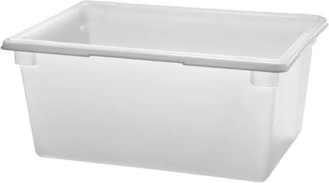 Alt view image 3 of 3 - RUBBERMAID COMMERCIAL FG352800WHT Food Box Food/Tote Box, White, Polyethylene