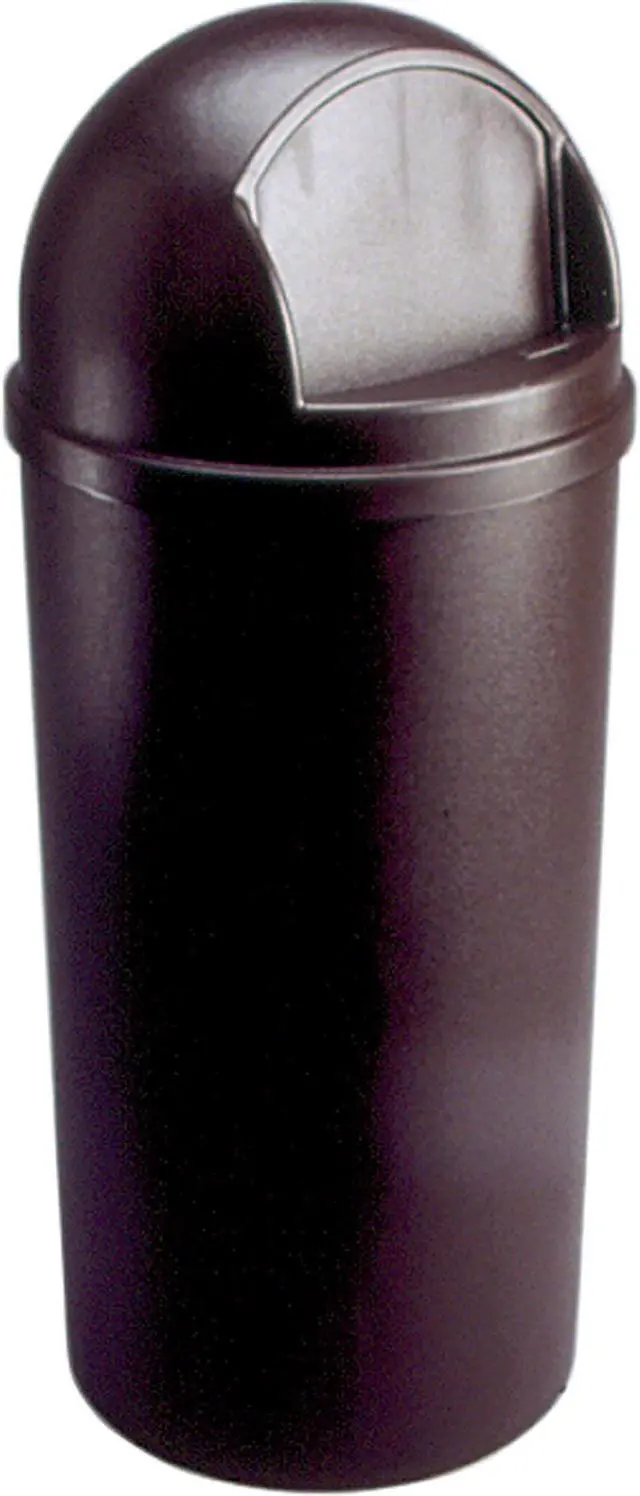 Alt view image 4 of 5 - Rubbermaid Commercial Container,Marshal,15gl,Br 816088BRO