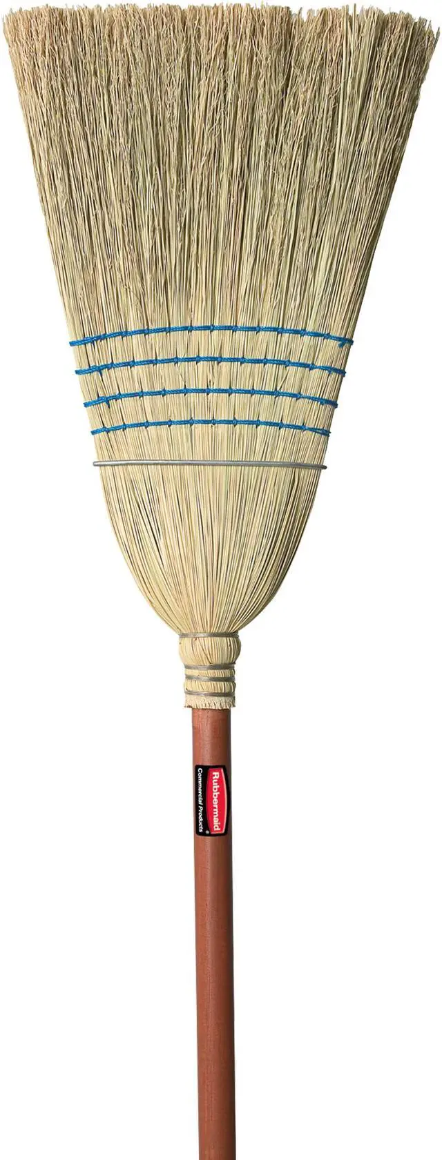 Main image of RUBBERMAID FG638300BLUE RUBBERMAID Blue 12-1/2" 100% Corn Fiber Janitor Broom