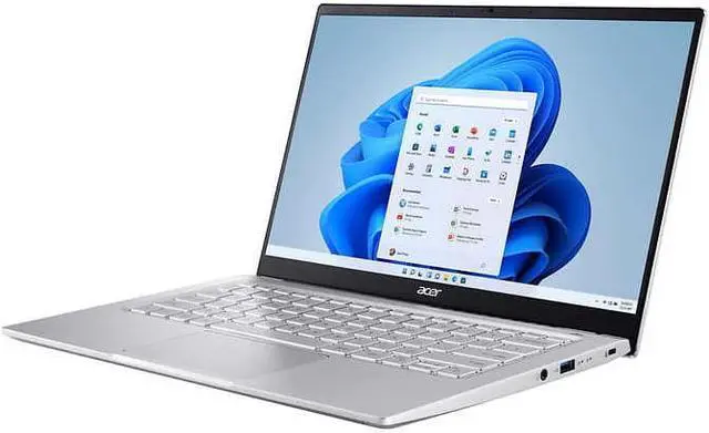 Alt view image 3 of 5 - Acer Swift 3 Ultra Thin & Light - 14" FHD Intel Core I5-1240P 12 Core, 16GB DDR4 RAM, 512GB SSD, Intel Iris XE OnBoard Graphic, Finger Scanner, Silver, W11Home, 1 Year Manufacturer Warranty