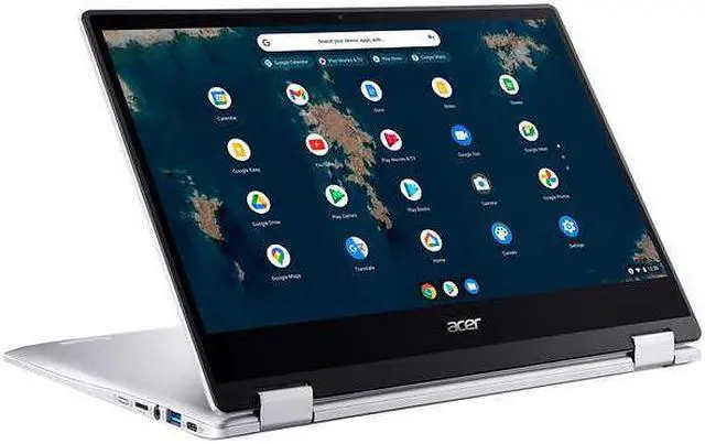 Alt view image 3 of 6 - Acer 14" HD Touchscreen SPIN Chromebook - Intel Pentium Silver N6000, 8G DDR4X RAM, 128G Flash Drive, MiscroSD Card Reader, Chrome OS - 1 Year Acer Warranty