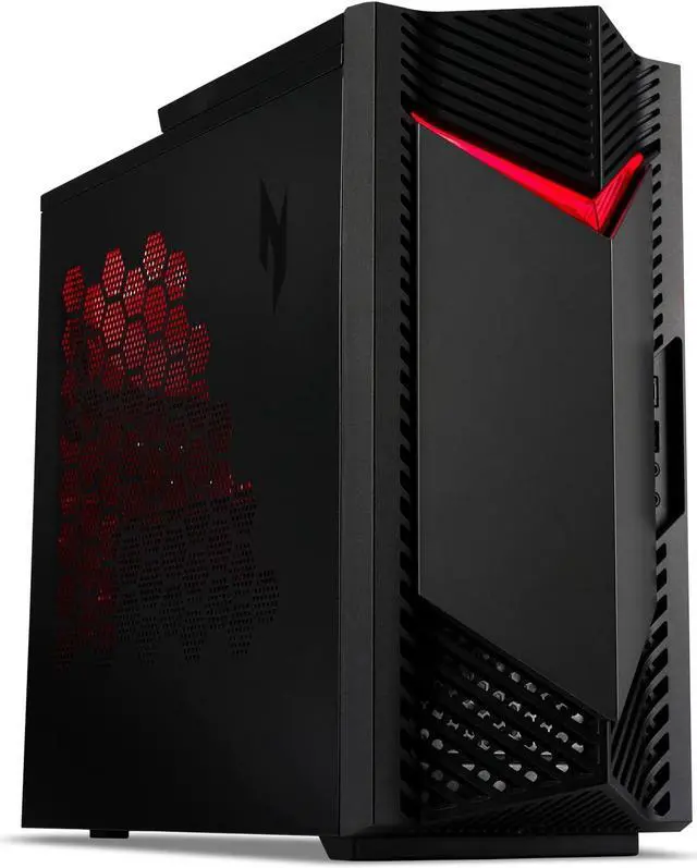 Alt view image 2 of 5 - Acer Nitro 50 Gaming PC - Nvidia GeForce RTX 4060 Intel Core I5-14400F 16GB DDR5 RAM 1TB SSD  W11 Home - 1 Year Acer Manufacturer Warranty (N50-656)