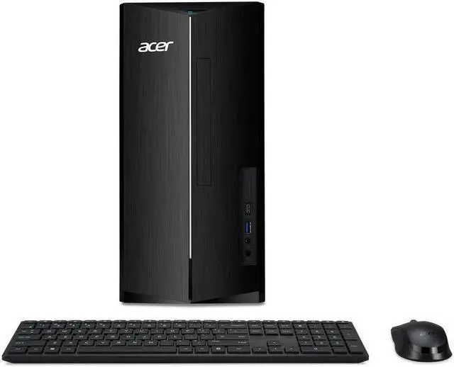 Main image of Acer Aspire PC - Intel 14th Gen i5-14400 16GB DDR5 RAM 512GB SSD SD Card Reader Intel UHD 730 Graphics Black W11 - 1 Year Acer Warranty