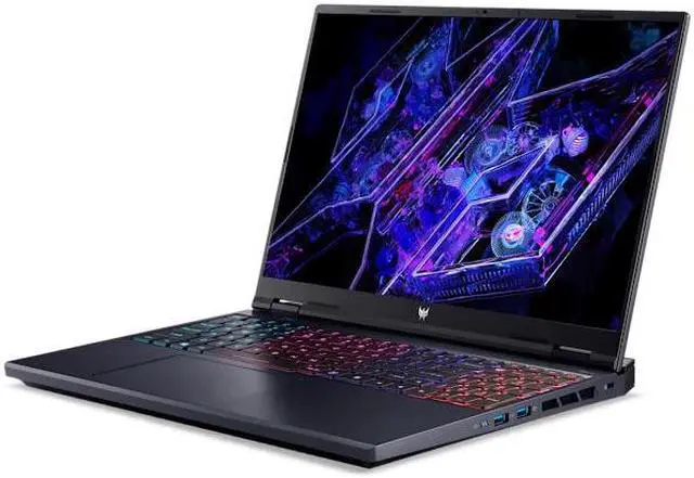 Alt view image 3 of 7 - Acer 16" Predator Helios Neo Gaming Laptop - 16" WUXGA IPS 165 Display| Intel Core i9-14900HX|RTX 4060|16GB DDR5+1TB SSD| Micro SD Card Reader| W11 Home -1 Year Acer Manufacturer Warranty