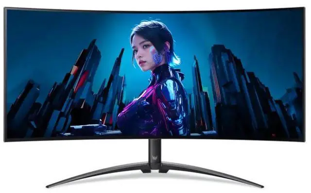 Main image of Acer Predator - 34" OLED UWQHD 240Hz|0.01ms (PRT) / 0.03ms (GTG) 1300 CD/M­­² AMD FreeSync Premium Pro DisplayPort 1.4, 2 x HDMI 2.1, 4 x USB 3.2 Ports VESA Speakers - 1 Year Acer Manufacturer