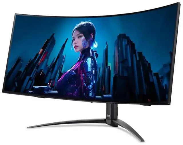 Alt view image 3 of 7 - Acer Predator - 34" OLED UWQHD 240Hz|0.01ms (PRT) / 0.03ms (GTG) 1300 CD/M­­² AMD FreeSync Premium Pro DisplayPort 1.4, 2 x HDMI 2.1, 4 x USB 3.2 Ports VESA Speakers - 1 Year Acer Manufacturer
