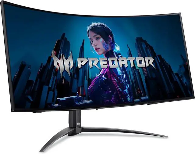Alt view image 3 of 6 - Acer 39" Predator Gaming X39 Curved Gaming Monitor - 3K UltraWide-Qualt High Definition 3440x1440@ 240Hz, OLED Panel, AMD Free Sync Premium Certified, Display Port, HDMI, VESA - 1 Year Acer Warranty