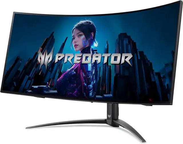 Alt view image 4 of 6 - Acer 39" Predator Gaming X39 Curved Gaming Monitor - 3K UltraWide-Qualt High Definition 3440x1440@ 240Hz, OLED Panel, AMD Free Sync Premium Certified, Display Port, HDMI, VESA - 1 Year Acer Warranty