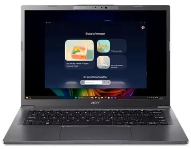 Main image of Aspire 14 AI Copilot+ PC - 14" Touchscreen IPS, Intel Core Ultra, 9 AI Boost, Intel ARC 140V GPU, 32G DDR5X, 1TB PCIe SSD, Iron, W11 - 1 Year Acer Warranty