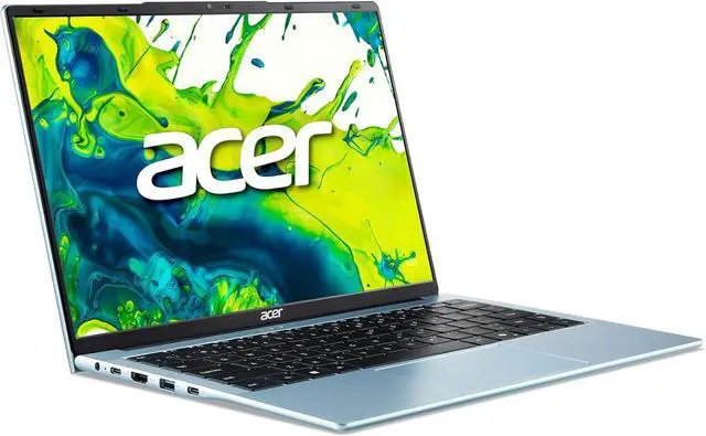 Alt view image 2 of 5 - Acer Aspire Lite - 14" WUXGA 1920 x 1200 IPS ComfyView Intel N150 6MB Smart Cache 4G DDR5 128G SSD Blue W11 Home in S mode - 1 Year Acer Warranty