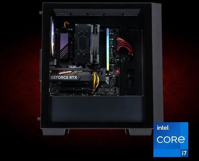 Alt view image 5 of 5 - Acer N60 Nitro Gaming Desktop - Intel core i7-14700F Nvidia GeForce RTX 5070 12G GDDR7 32G DDR5 2TB PCIe SSD Display Port 2.1 HDMI 2.1 W11 Home - 1 Year Acer Warranty