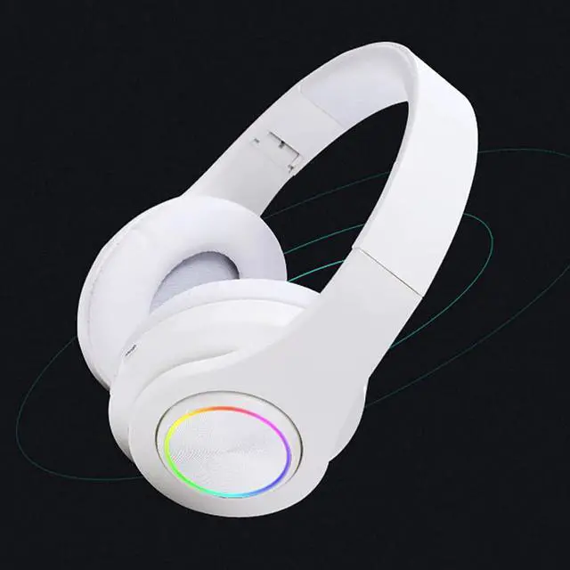 Alt view image 3 of 5 - Headphones Bluetooth Headset Foldable Stereo Gaming Earphones With Microphone For PC Computer Games Laptops Headphones