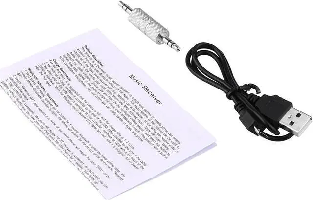 Alt view image 3 of 4 - Receiver Wireless 3.5mm Jack Mini Stereo Audio Music Receiver Car AUX Speaker Handsfree Adapter For TV