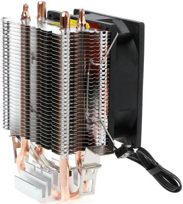 Main image of Cooler Dual Heatpipe Aluminium PC CPU Cooler Cooling  For Intel 775/1155 AMD 754/AM2